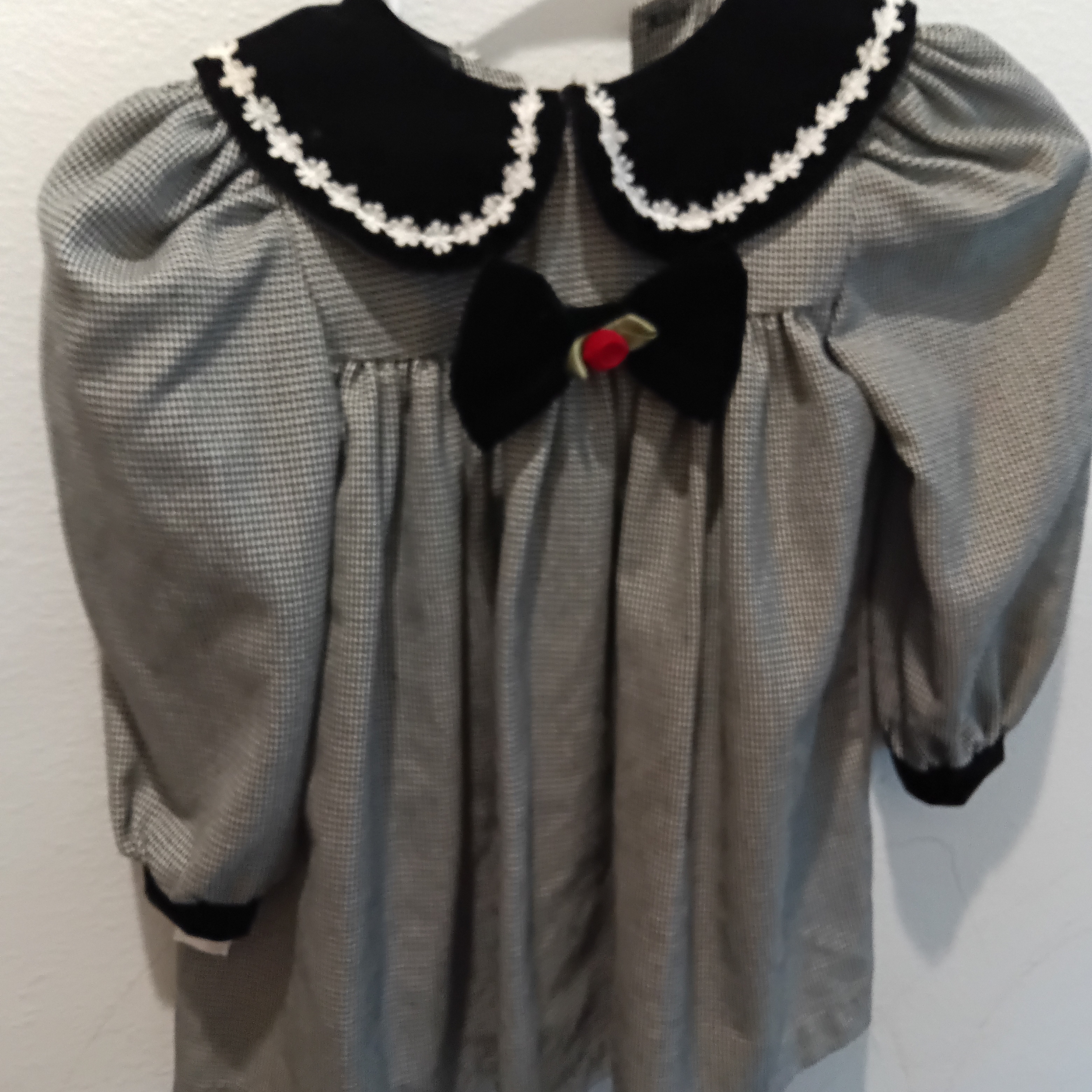 Classic Black And White Kids Costume